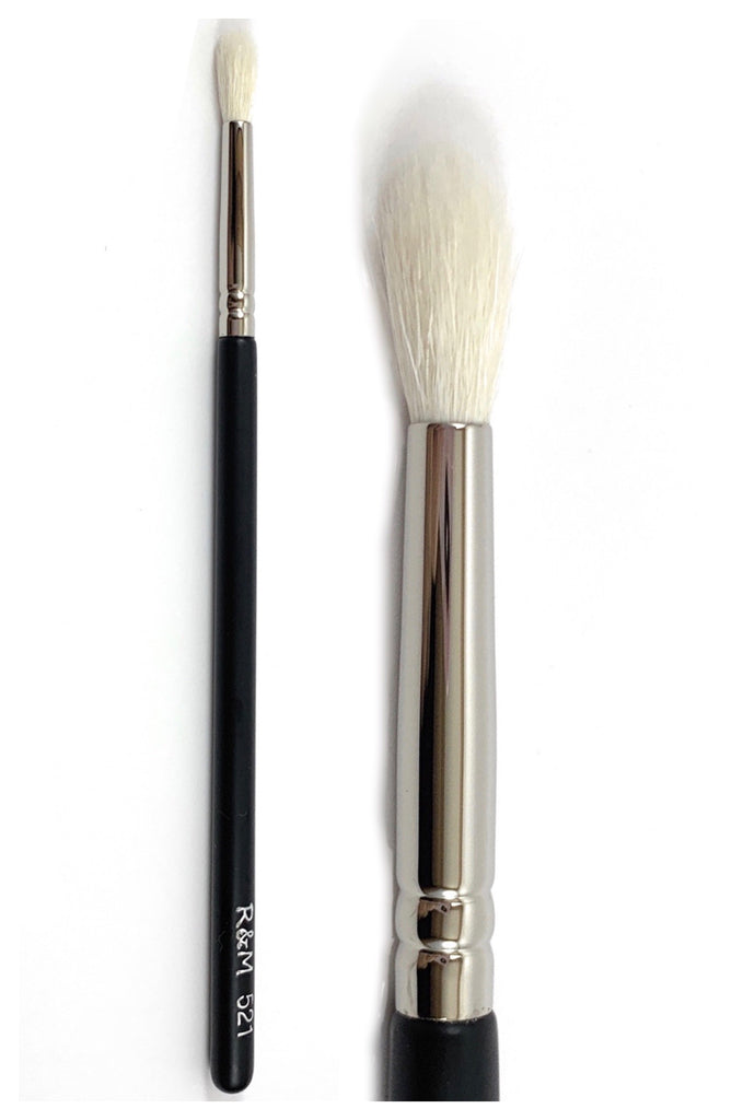 R&M 521 Mini Tapered Crease Blending brush - Mehliza Beauty London