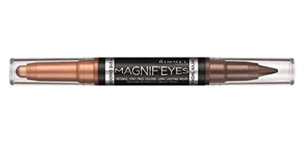 Rimmel Magnifeyes eyeshadow and Kohl Kajal 002 kissed by a rose gold - Mehliza Beauty London