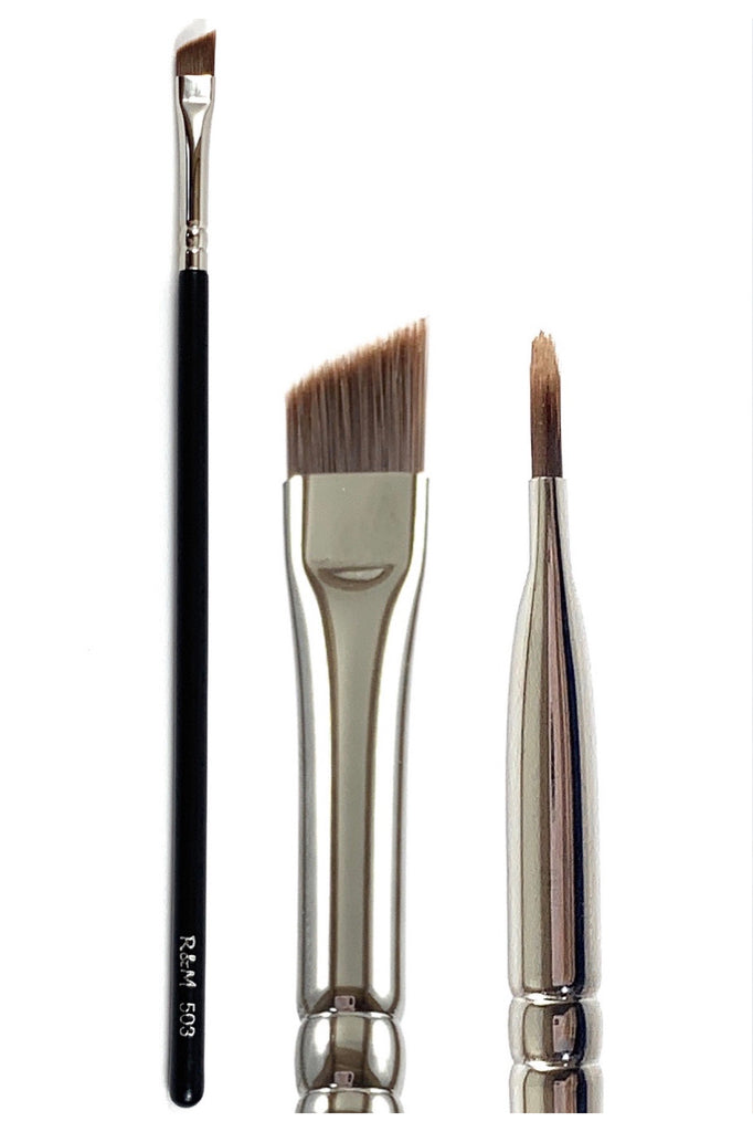 R&M 503 Sharp Small Angle Eye Brush - Mehliza Beauty London