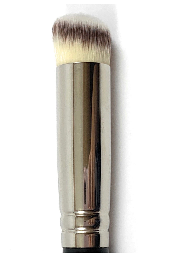 R&M 571 Slanted Round Concealer & Buffer brush - Mehliza Beauty London