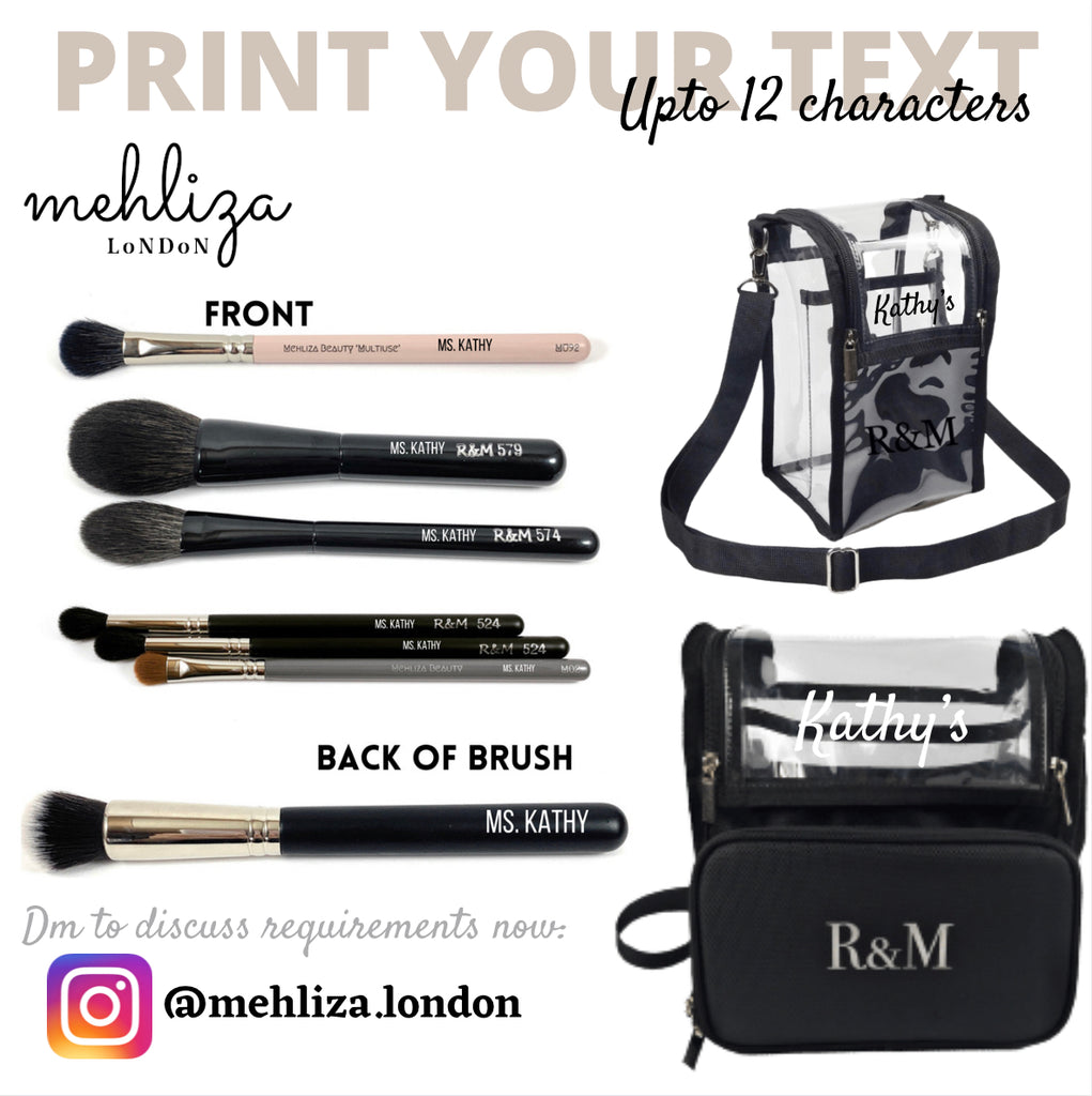 PERSONALISE YOUR TEXT - Mehliza Beauty London